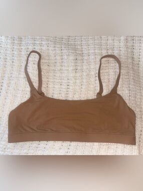 Skims Seamless Scoop Bralette in Brown - Women's Intimates